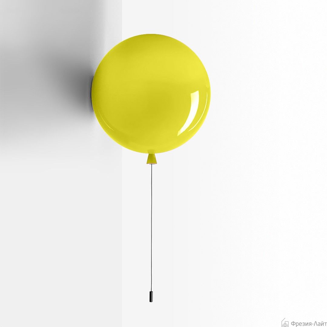 Brokis MEMORY WALL D250 CGC 47 настенный светильник воздушный шар желтый 108895