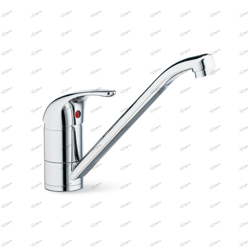 Смеситель для мойки, однорычажный, с плоским поворотным изливом DREAM NEWFORM Италия 2310