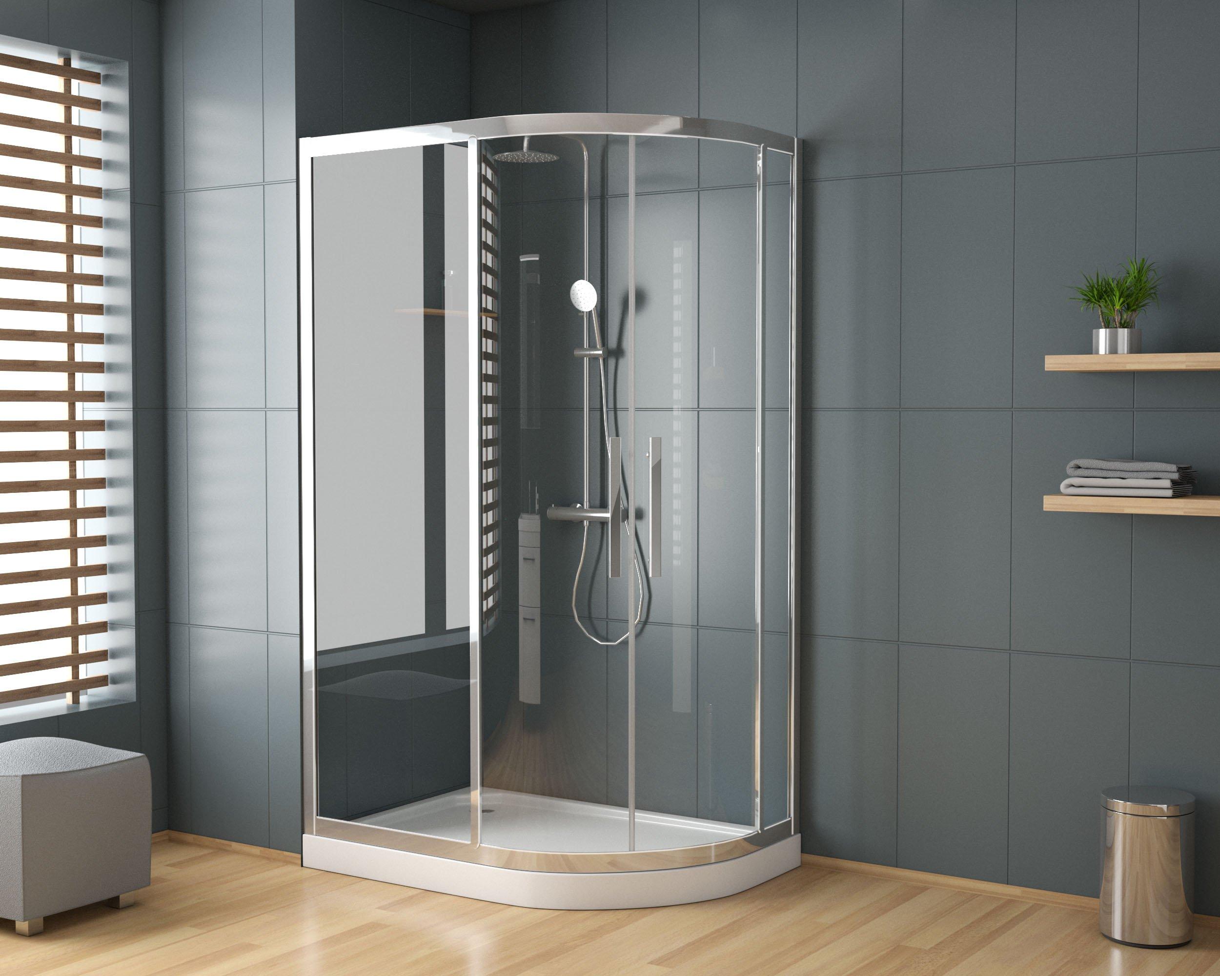 Душевое ограждение GROSSMAN PR-120SR (120x80x200)  - Вид №1