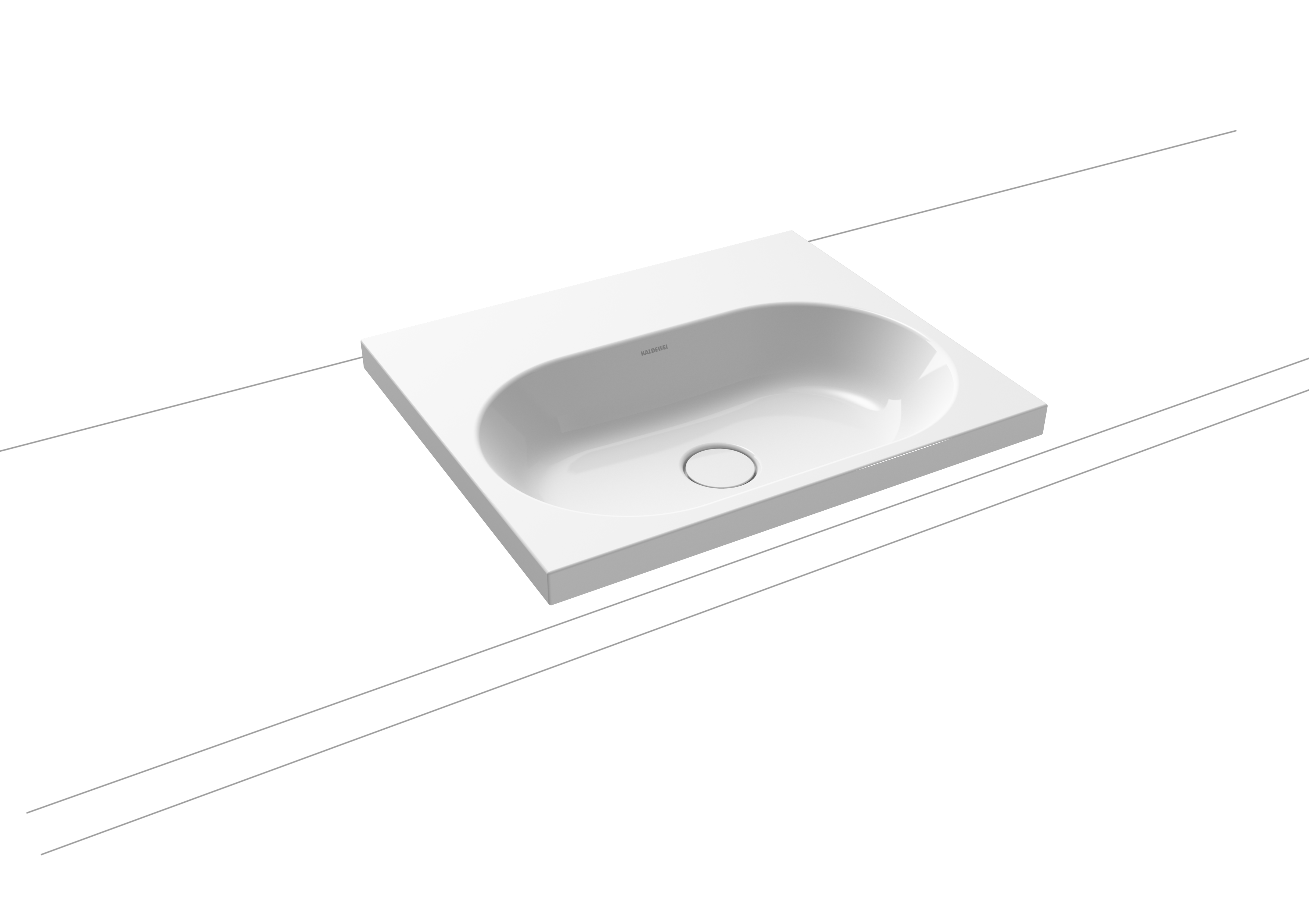 Умывальник KALDEWEI Сталь эмалированная 3055 24 багамский бежевый 3055306024  - Вид №1
