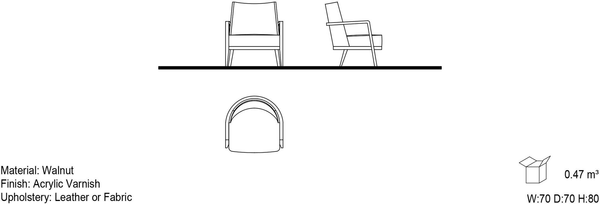 Mobi Кожаное кресло с подлокотниками sun-id-1346376 - Вид №2