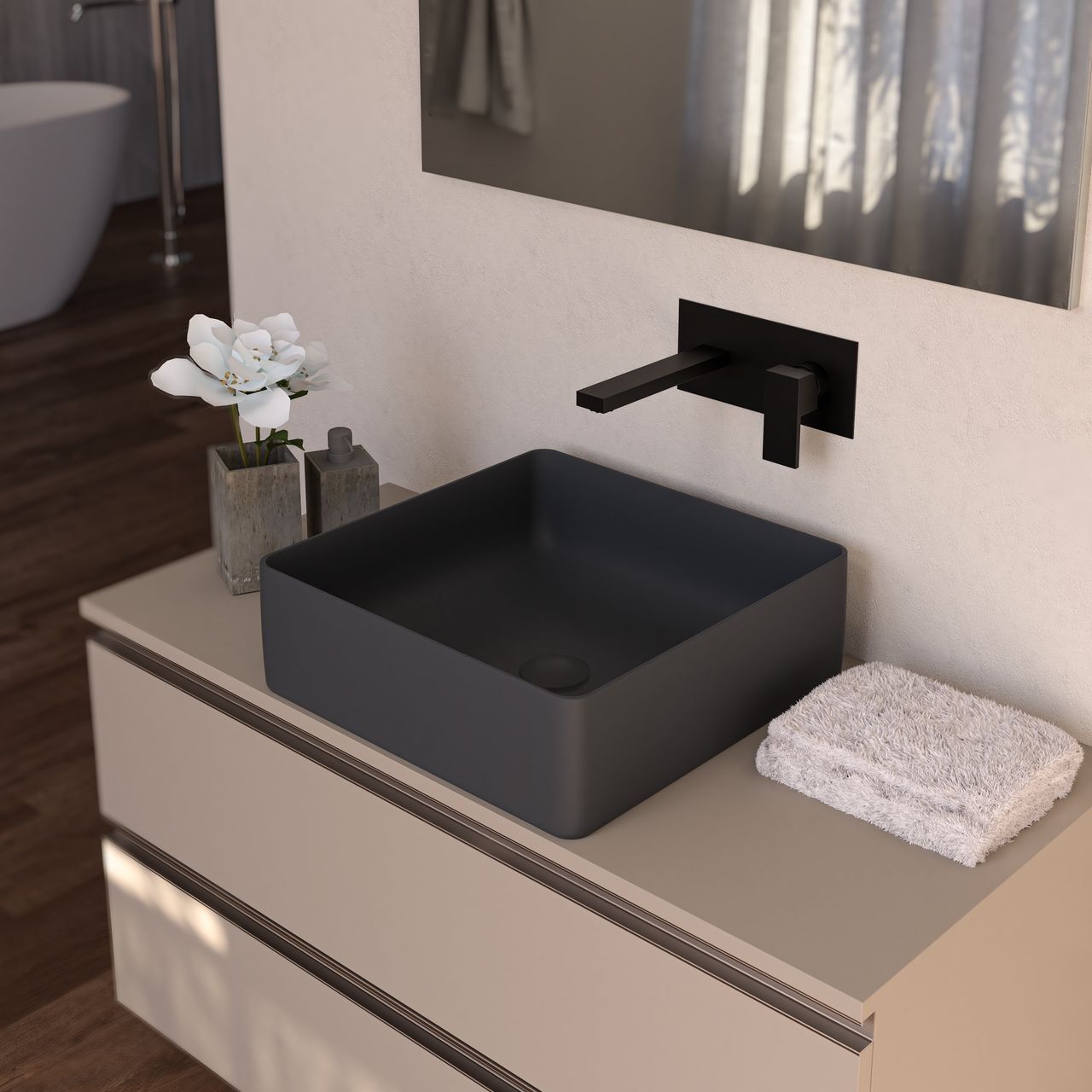 Керамическая квадратная столешница Ercos MUSA ARCH-00066000