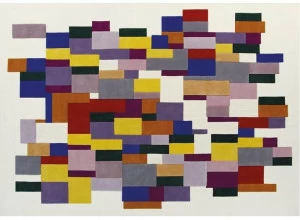 Toulemonde Bochart Прямоугольный шерстяной коврик с геометрическими мотивами The designers