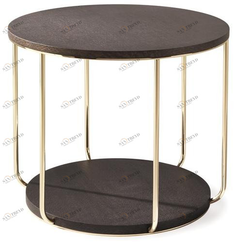 ETRO Home Interiors Круглый деревянный журнальный столик  E.amb.232.a 