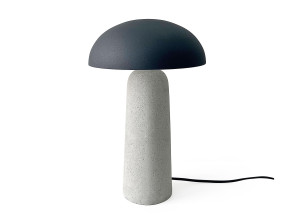 Бетонная настольная лампа