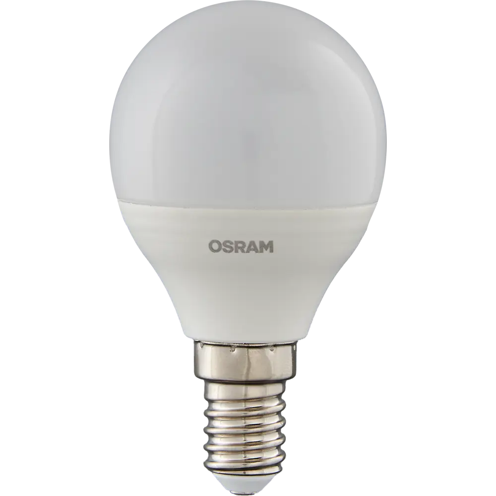 Лампа светодиодная Osram Antibacterial E14 220-240 В 5.5 Вт шар малый 470 лм теплый белый свет STLM-2075989 - Вид №1