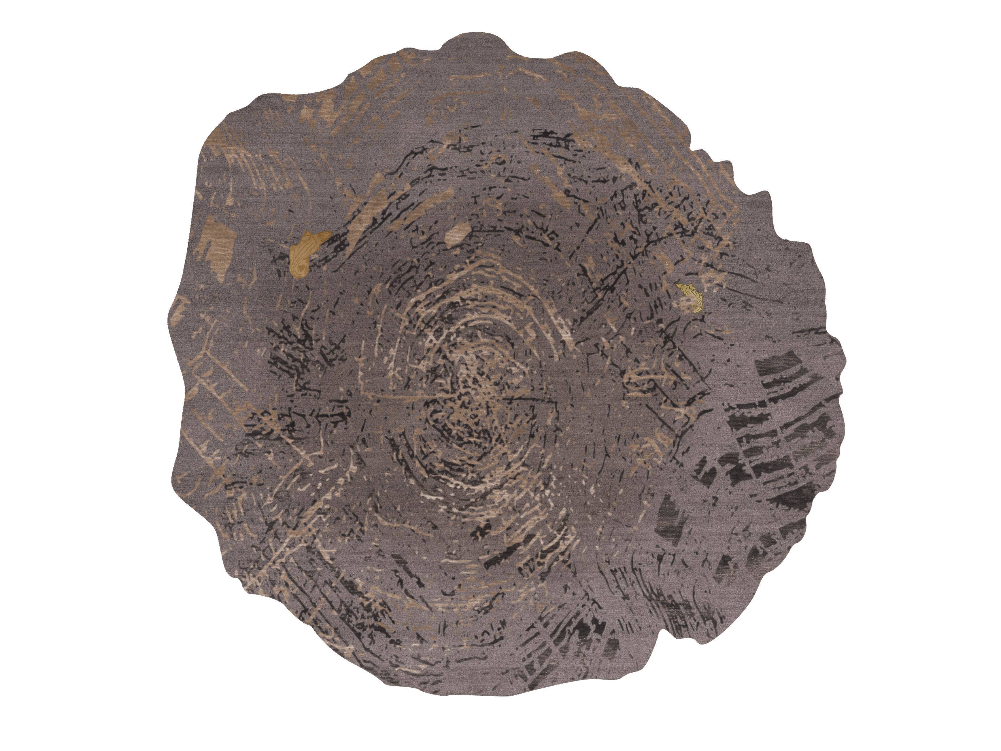 Круглый ковер из шерсти и вискозы Bizzotto Italia Нара ARCH-00147586 - Вид №9