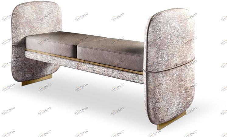 Porustudio Мягкая скамья из ткани Tennessee sun-id-1406778