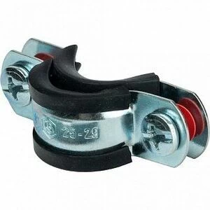 Хомут для труб с гайкой 3/4"( ⌀25-29) STOUT