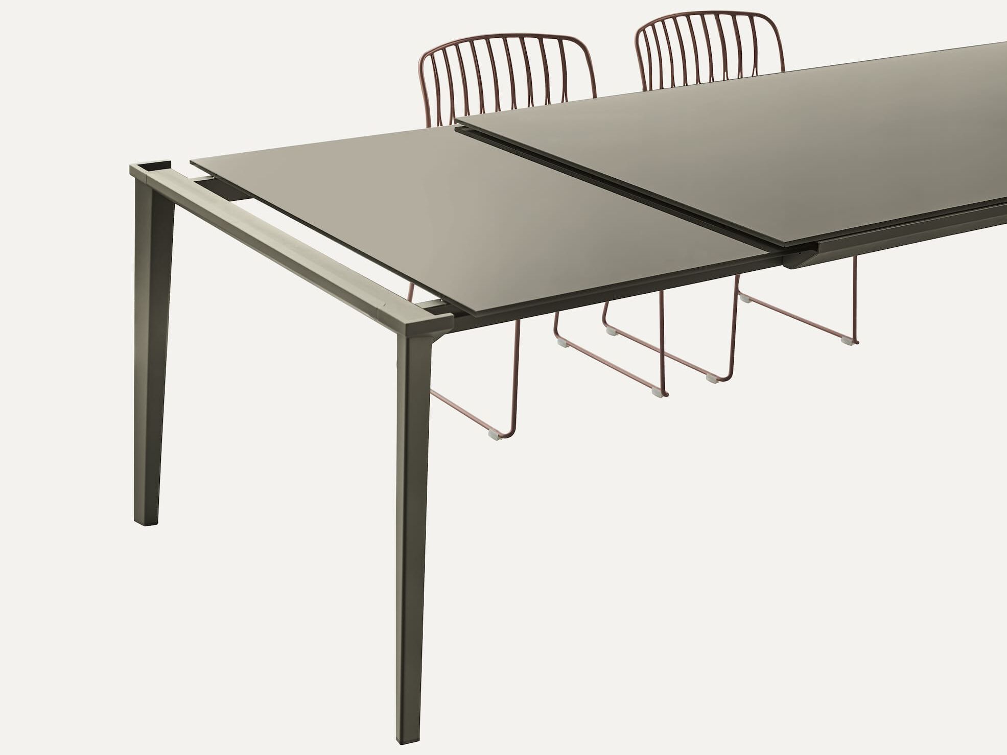 Выдвижной металлический обеденный стол и Супермармо Bontempi Casa ECHO ARCH-00029914 - Вид №7