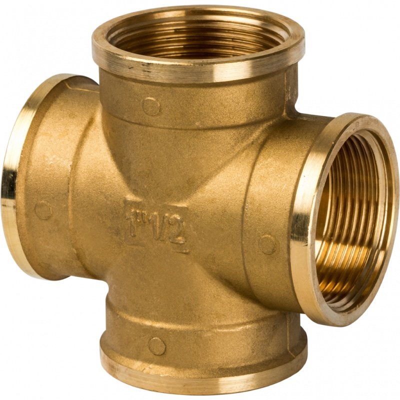 Крестовина ВР 1 1/2" латунь STOUT SFT0030000112 - Вид №2