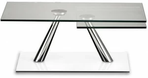 NAOS Поворотный прямоугольный журнальный столик из хрусталя