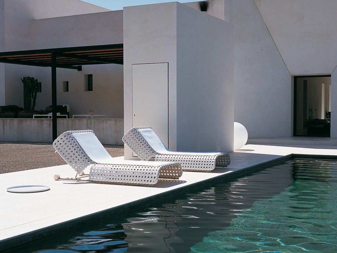 Поли лежак сад кровать с колесами B&B Italia Outdoor Canasta ARCH-00052740 - Вид №1