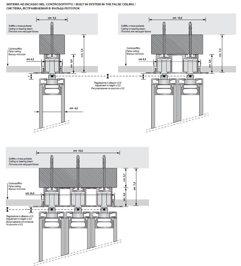 Стеклянная дверь Longhi Алюминиевые шикарные двери ARCH-00064230 - Вид №15