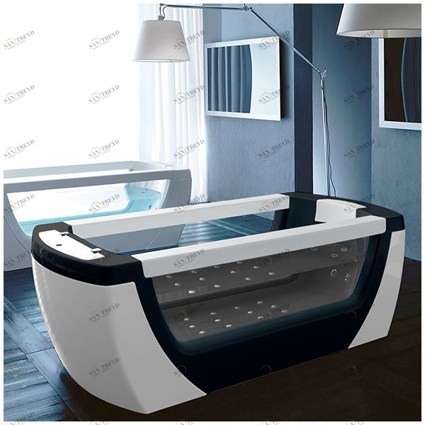 Ванна Gruppo treesse Vision ATC-V138Q-C чёрная ATCV138QC