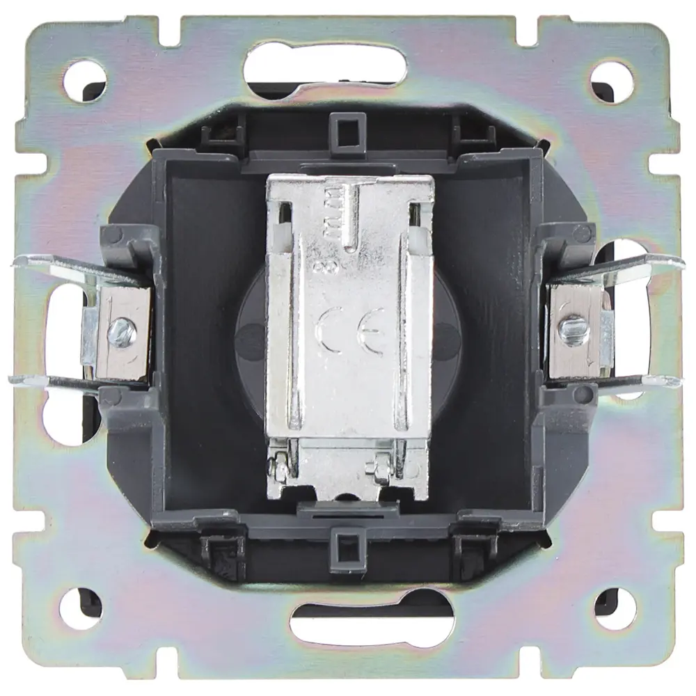 ТВ-розетка оконечная WERKEL для антенны, черная 17784104 Встраиваемые механизмы STLM-0008639 - Вид №3