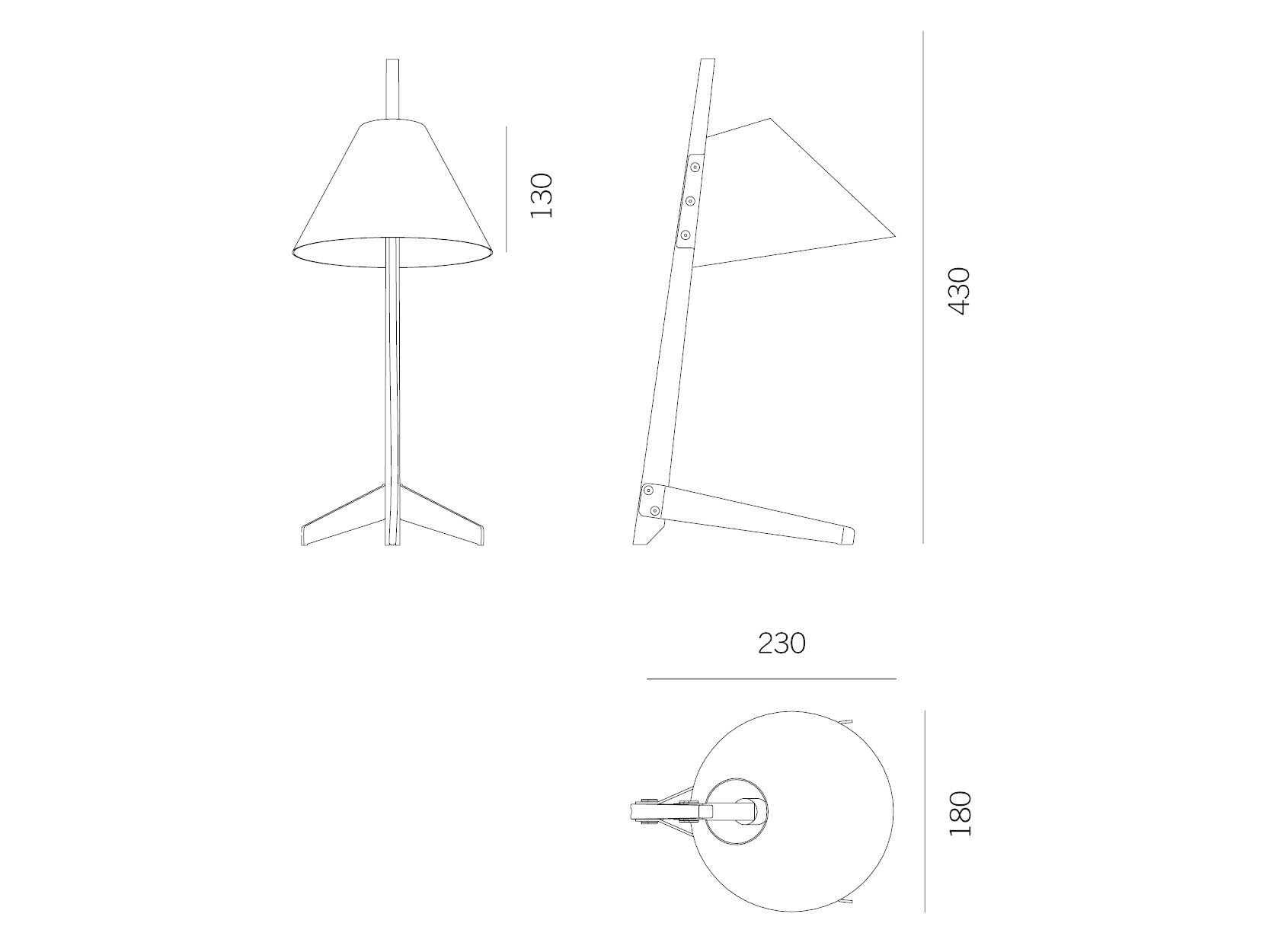 Настольная лампа из металла и дерева Kalmar Билли ARCH-00031460 - Вид №8