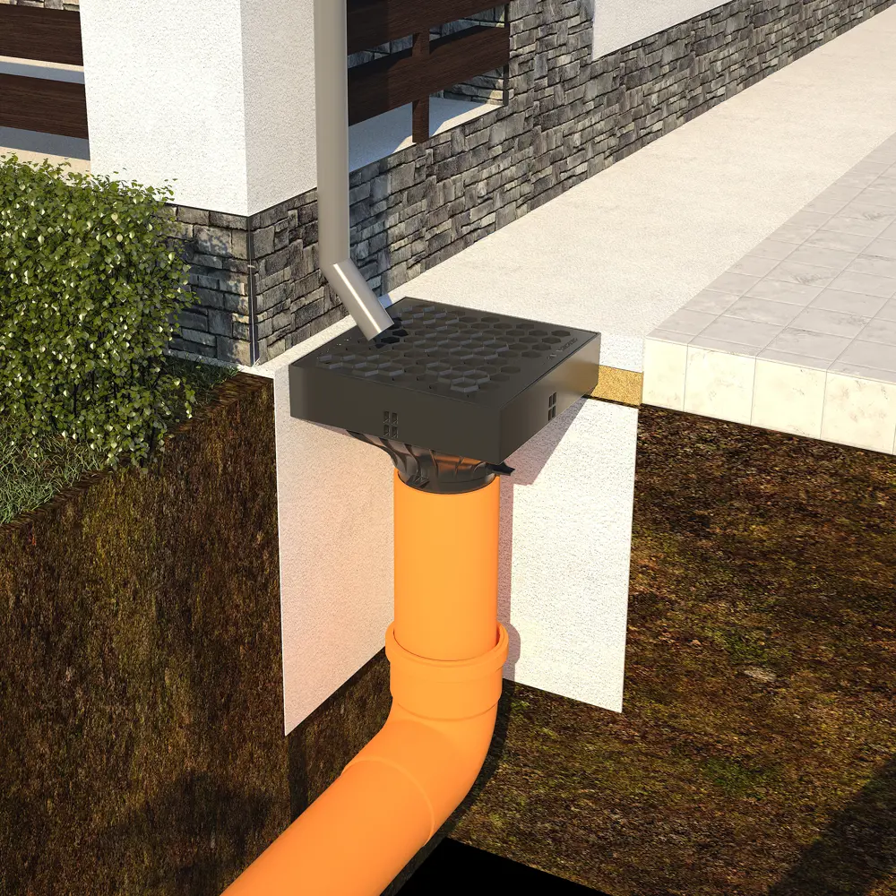 Ливнеприемник GIDROLICA с защитной решеткой 250x250x200 мм 87979314 STLM-1017184 - Вид №6