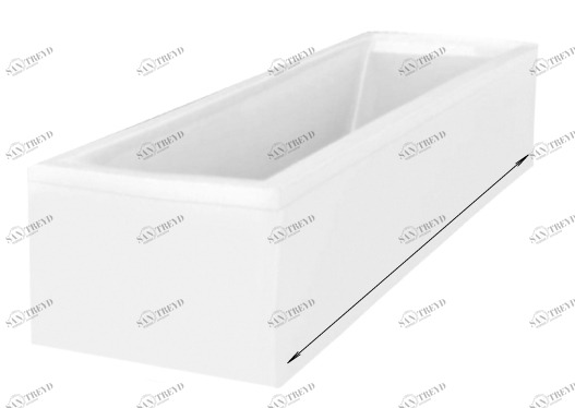 Панель фронтальная ALPEN 190x59 AFP019059N