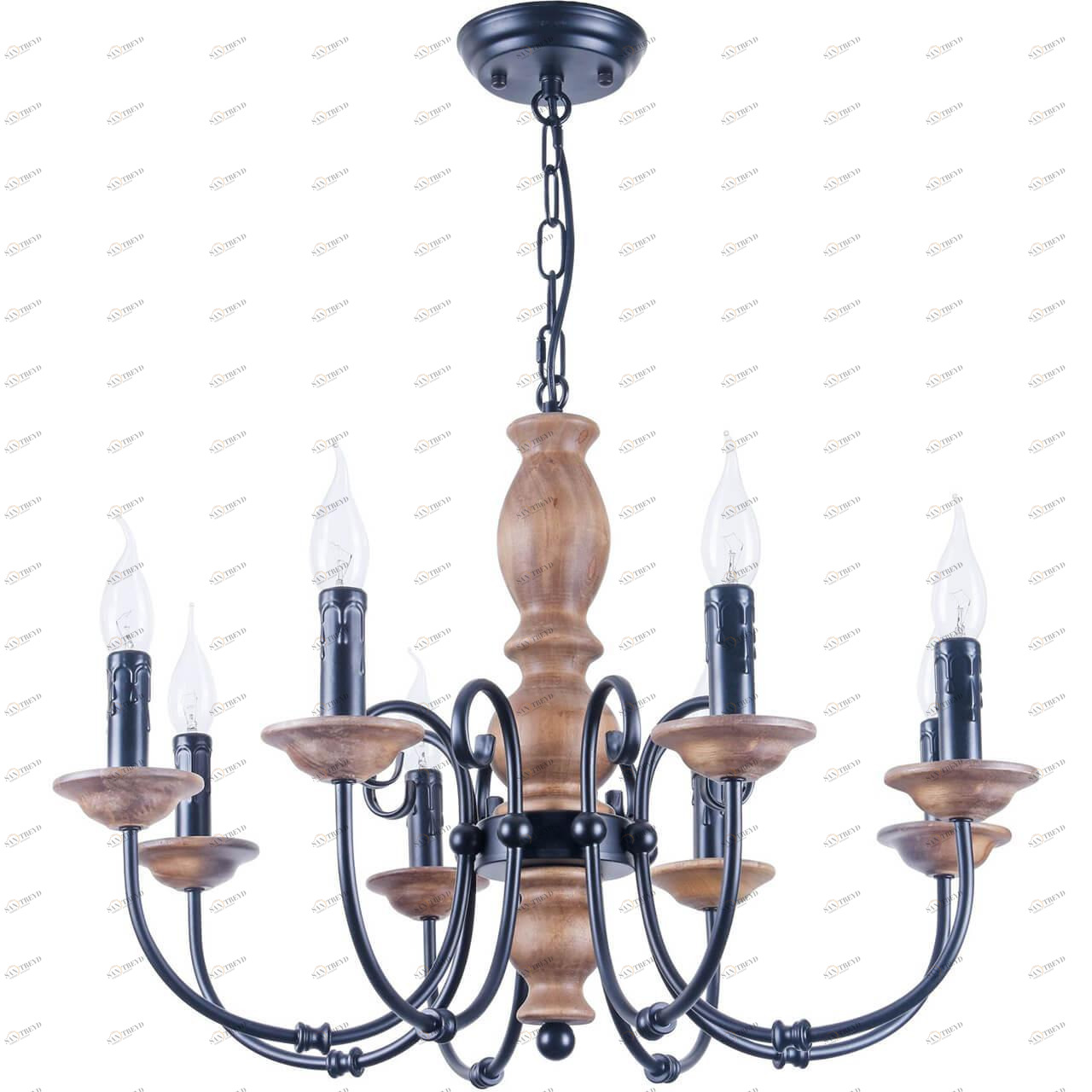 Подвесная люстра Freya Benigna FR2170-PL-08-BR FREYA BENIGNA 187162 Коричневый 