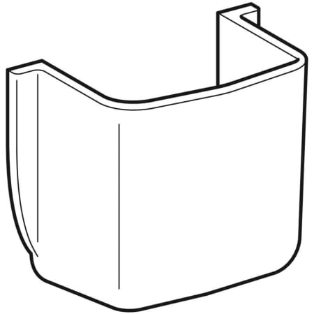 296500000 Полупьедестал Geberit Bambini Geberit  - Вид №1