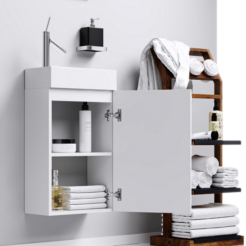 Мастер Бокс Леон комплект: тумба с умывальником Unam 220, зеркало (Mb-L.00.04) AQWELLA Master Box Leon sun-id-277981 - Вид №1