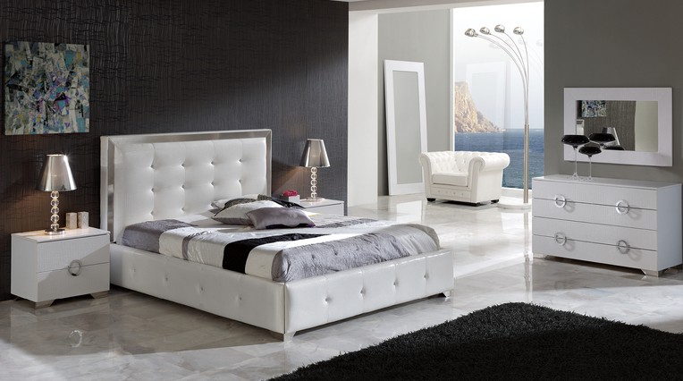 Кровать двуспальная 160х200 белая CO CO ESF ПРЕСТИЖ 043929 Белый - Вид №1