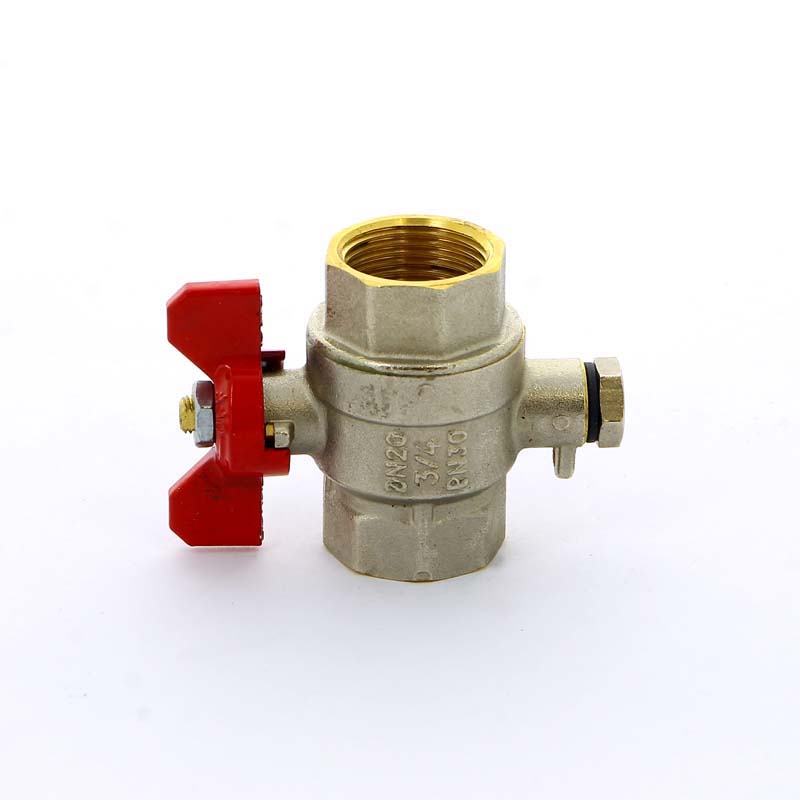 Кран ВВ с отверстием для термометра TIEMME 3/4" 2980001