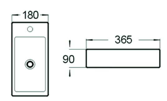 Раковина чаша SL-2010L SANTILINE  - Вид №1