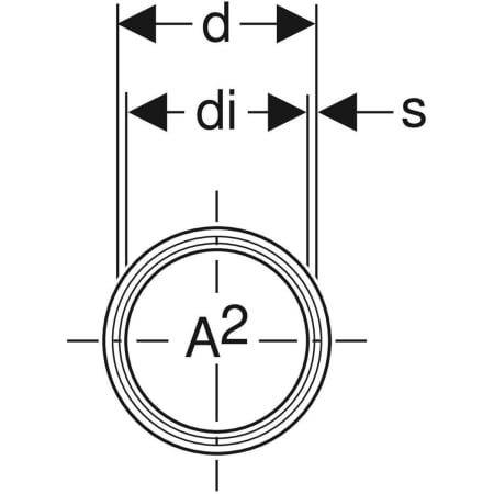 390.000.14.1 Труба Geberit Silent-PP с раструбной муфтой Geberit  - Вид №3