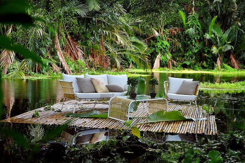 cbdesign 3-местный садовый диван из синтетического волокна Yoko N141n2 - Вид №3