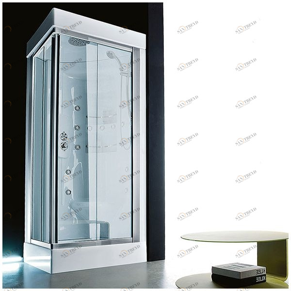 Душевая кабина Gruppo treesse Acquazzurra 72 STB-B7577S белая с баней и гидромассажем угловая левая STBB7577S