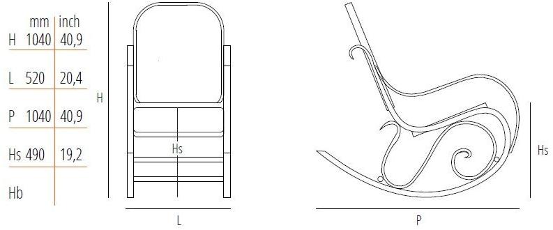 Wiener GTV Design Кресло-качалка с подлокотниками sun-id-1400961 - Вид №10
