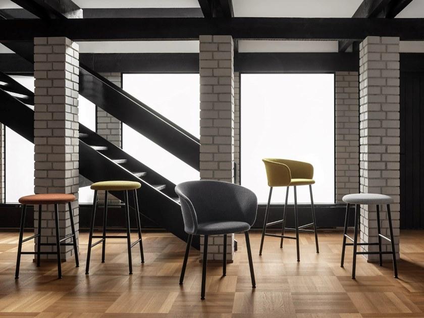 Hem Стул с обивкой из стали с порошковым покрытием, со спинкой Kendo sun-id-1399364 - Вид №7