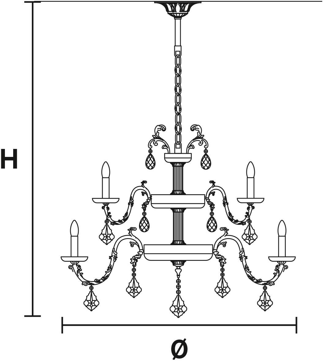 Masiero Люстра из латуни с кристаллами накаливания Eternity sun-id-1445976 - Вид №2