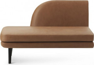 603529 Sum Modular Sofa 330 Open Left Side, Черный алюминий, Ультра кожа Normann Copenhagen