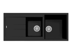 2-х сливная раковина из композитного материала с поддоном