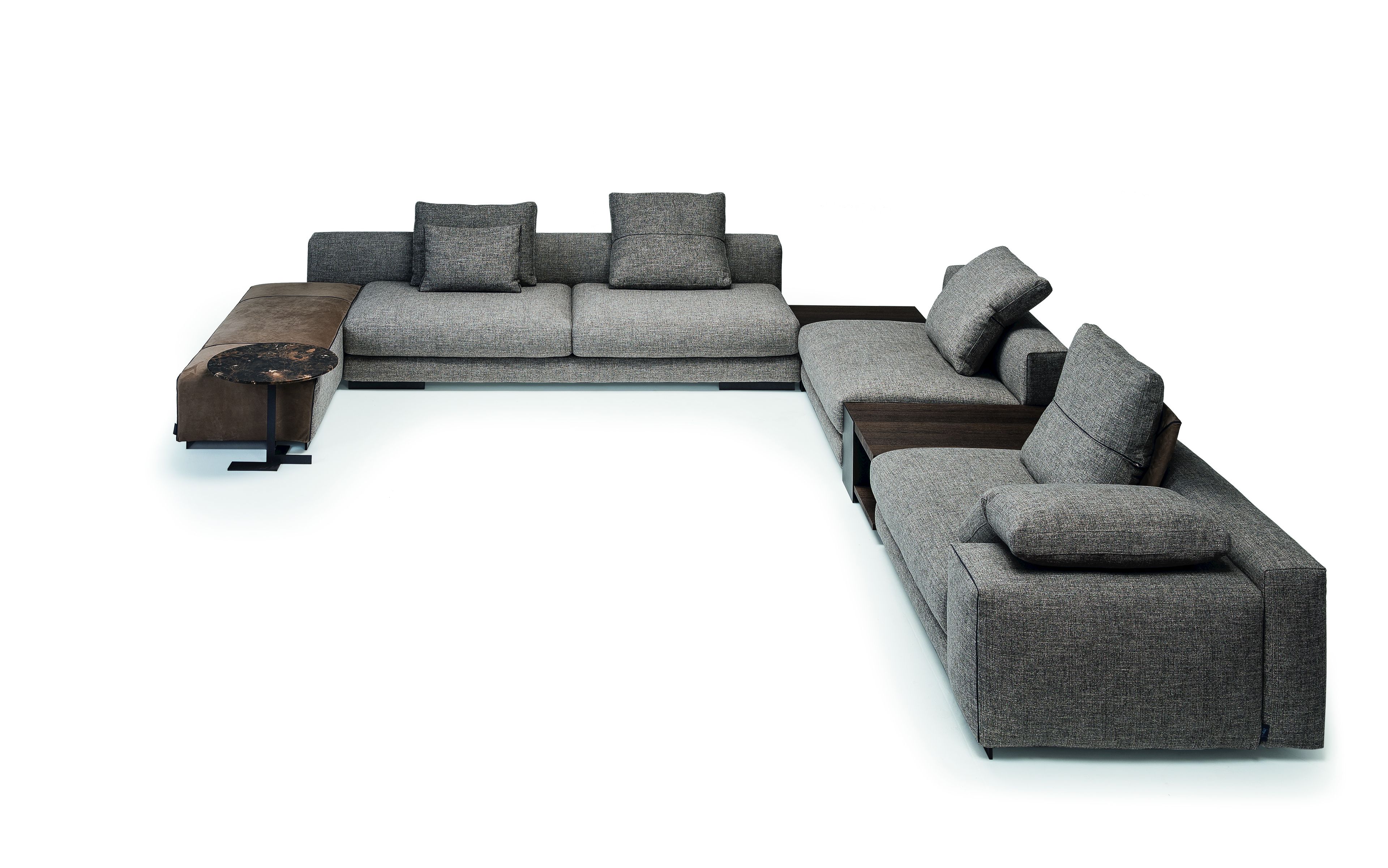 Угловой диван из ткани Arketipo ATLAS ARCH-00087759 - Вид №1