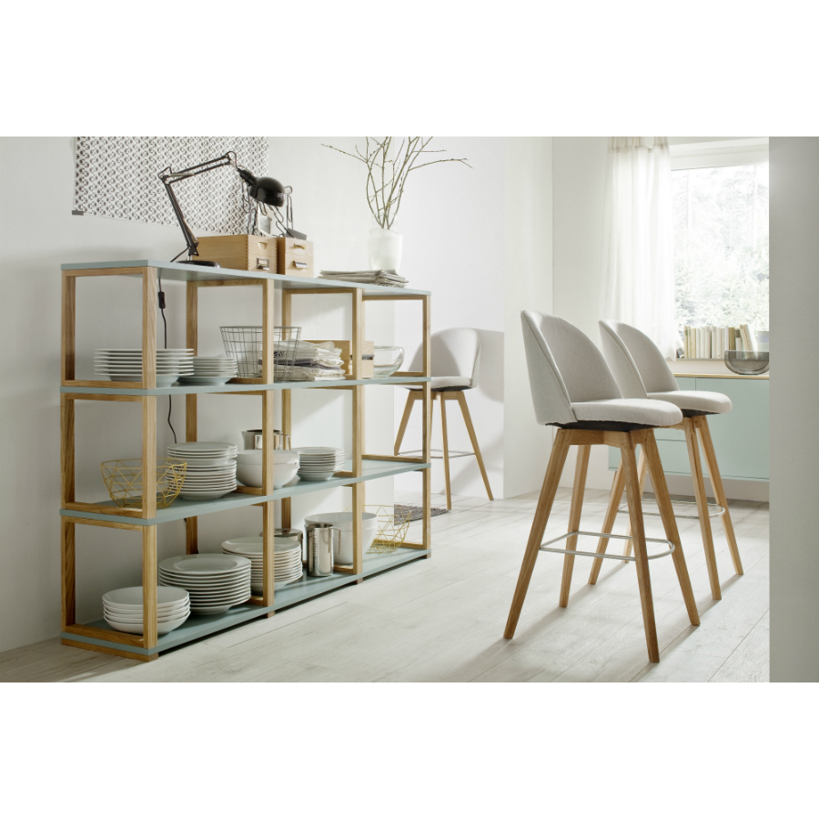 Стеллаж Tenzo Art, 118x178x36 см, дуб, белый 2333001 - Вид №1