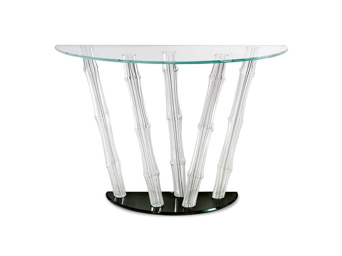 Стеклянная консоль полумесяца REFLEX Бамбук ARCH-00067749