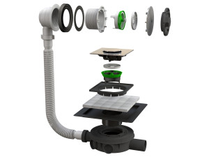 Колонна из нержавеющей стали и ABS