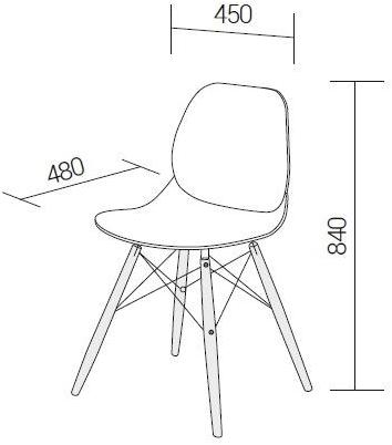 Dall'Agnese Стул из бука sun-id-1506616 - Вид №1