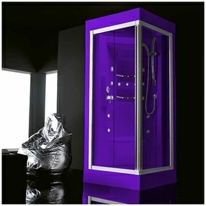 Душевая кабина Gruppo treesse Acquazzurra 80 STB-B7567D-F белая с баней и гидромассажем угловая правая