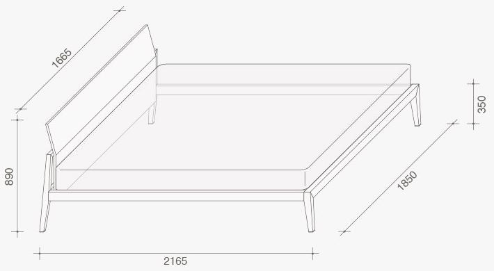 Lema Двуспальная кровать из дерева sun-id-1492865 - Вид №6