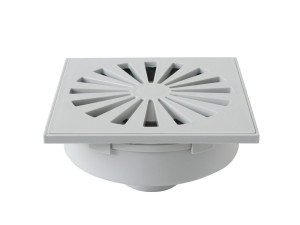 ABS сифонированная крышка люка с решеткой из нержавеющей стали и вертикальным сливом