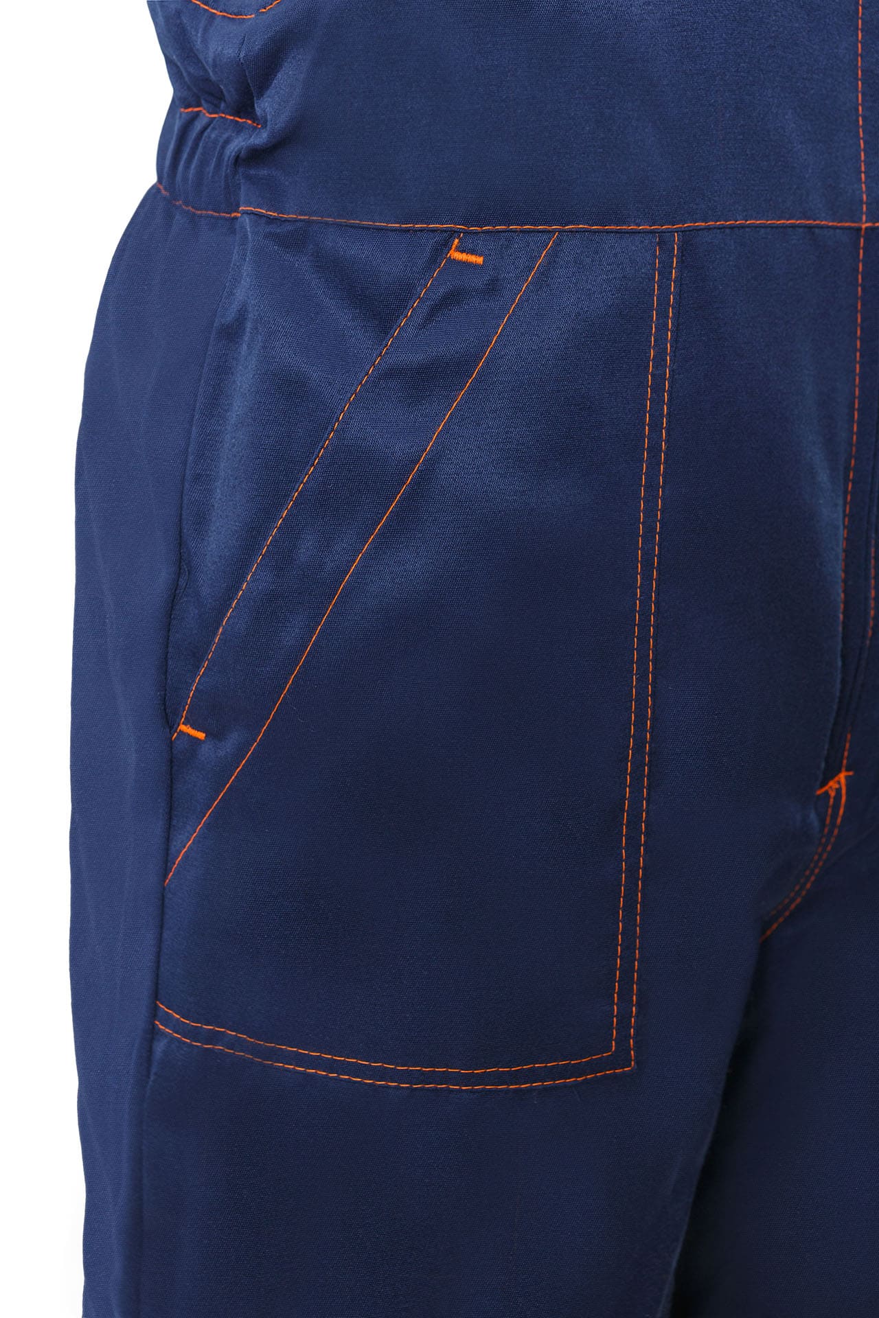 5035014 Костюм КОММУНАЛЬЩИК НЬЮ утепленный темно-синий оранжевый  Зимняя спецодежда  размер 56-58/182-188  - Вид №13