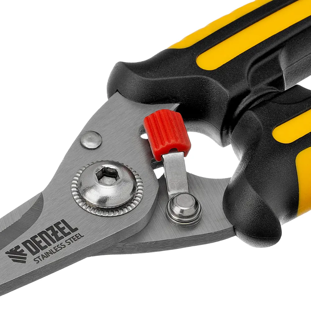 Ножницы по металлу прямой рез Denzel 78318 до 1 мм 185 мм STLM-2040847 - Вид №4