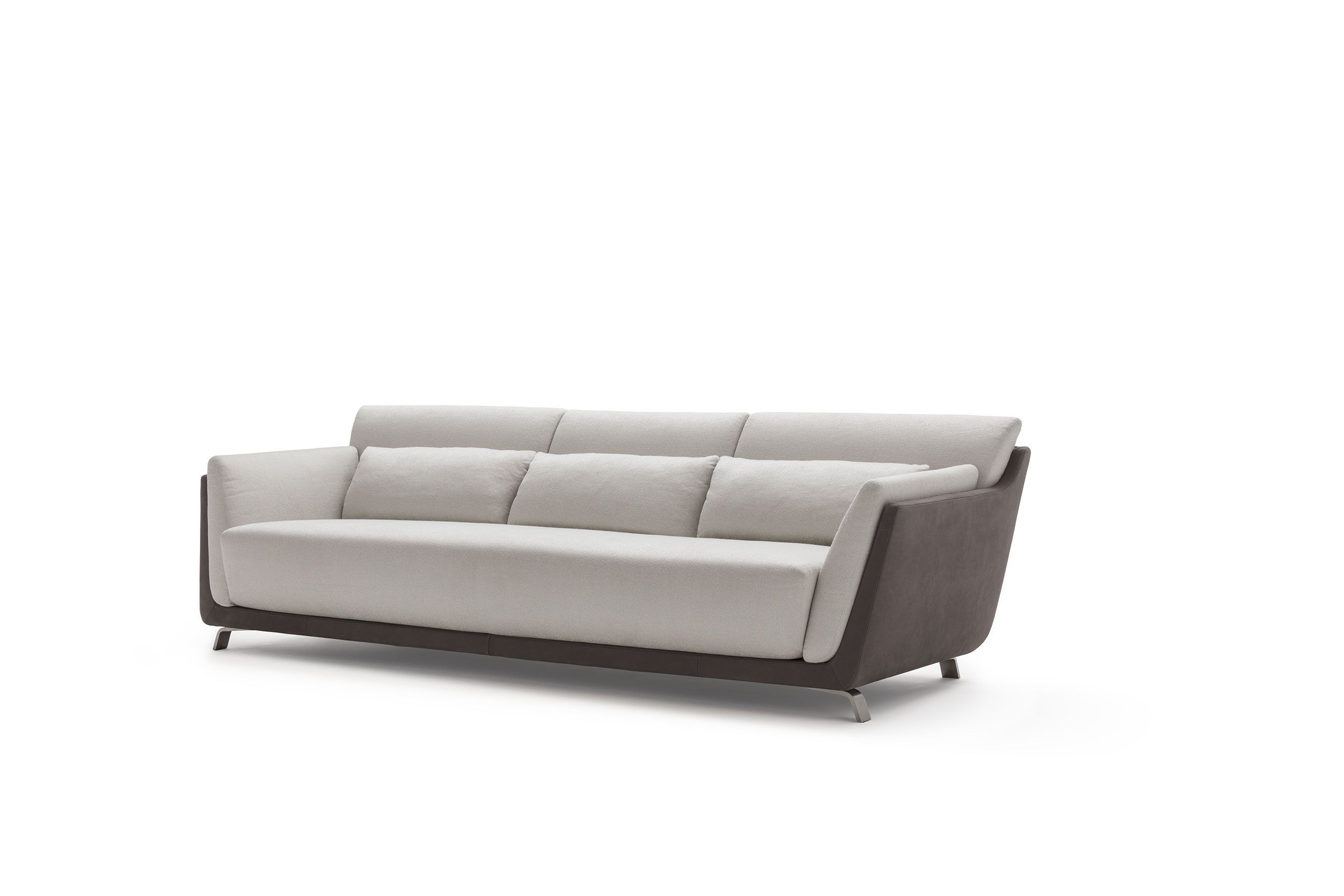 3-местный диван из ткани и кожи OAK New York Suite ARCH-00098208 - Вид №1