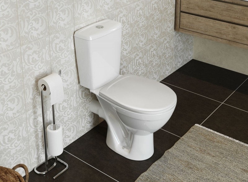 Соло, Унитаз-компакт Компакт унитаз с бачком Белый ROSA СОЛО Россия - Вид №2