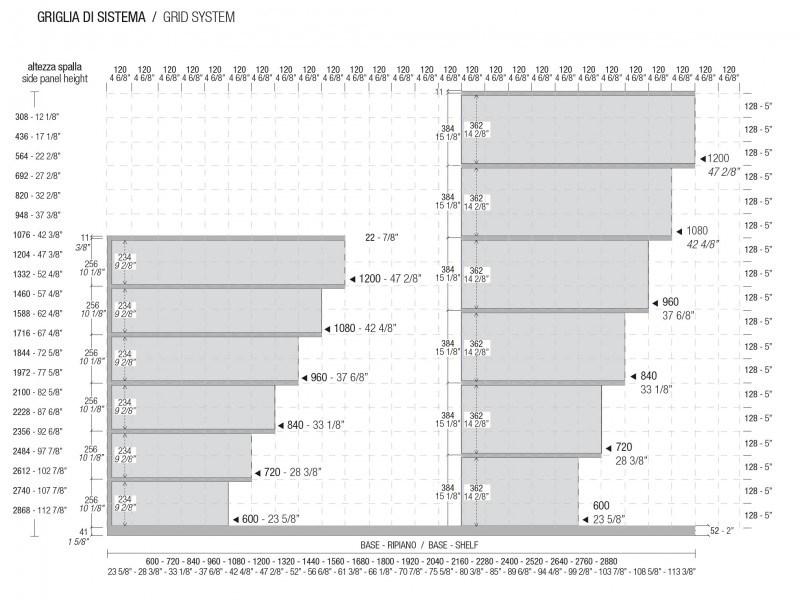 MisuraEmme Модульная лакированная стенка для хранения Atelier sun-id-1353225 - Вид №2